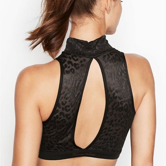 Victoria's Secret Mock Neck Cropped Top. S#08 - Picture 6 of 13